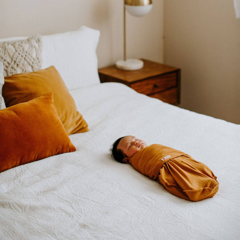 Rust / Sand / Moss - 3-Pack Baby Swaddle Wrap Bundle embe