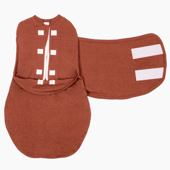 Rust / Sand / Moss - 3-Pack Baby Swaddle Wrap Bundle embe