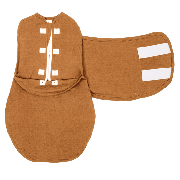 Rust / Sand / Moss - 3-Pack Baby Swaddle Wrap Bundle embe
