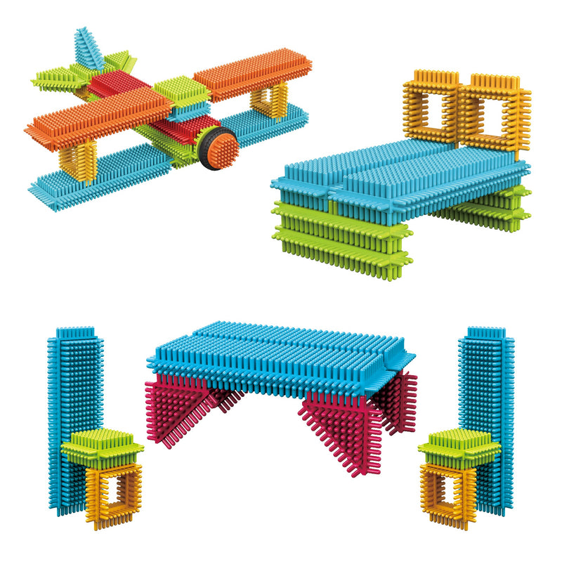 Contixo ST6 Bristle Shape 3D STEM Building Set (100 Pieces)