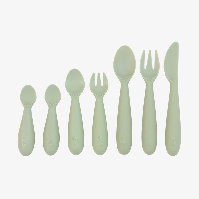 Developmental Utensil Set – Smart Self-Feeding Tools from Baby to Preschool by ezpz