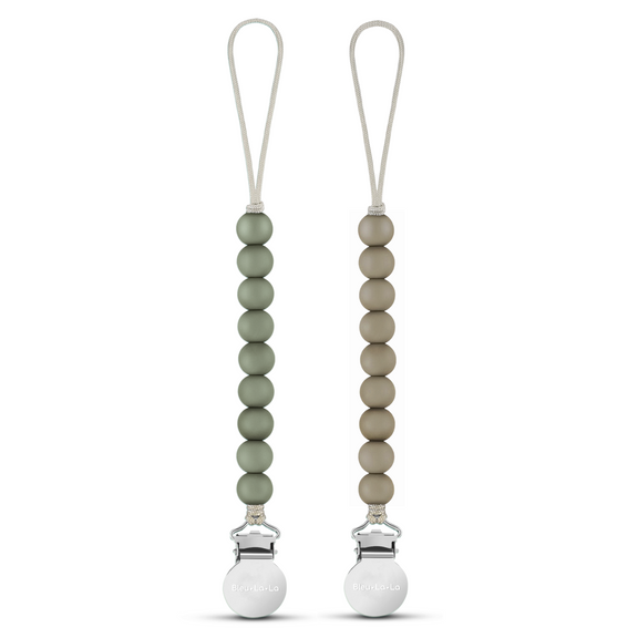 Lulababe Beaded Pacifier Clip – Safe & Stylish by Bleu La La