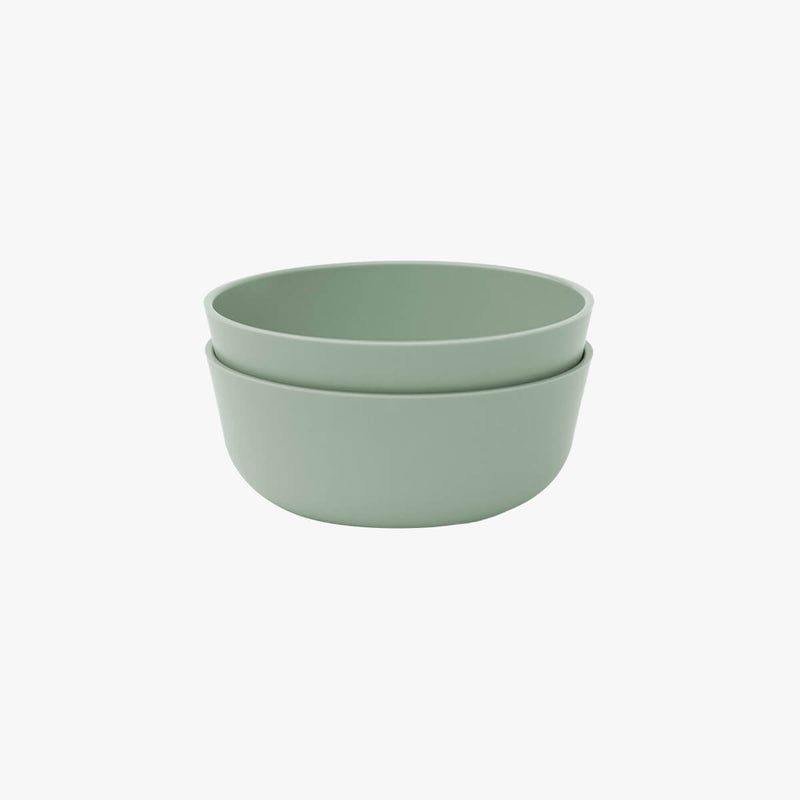 Sage Pewter 24oz Mealtime Bowls (2-Pack) – Kid-Safe Dinnerware by ezpz