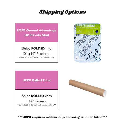 STEM Coloring Tablecloth