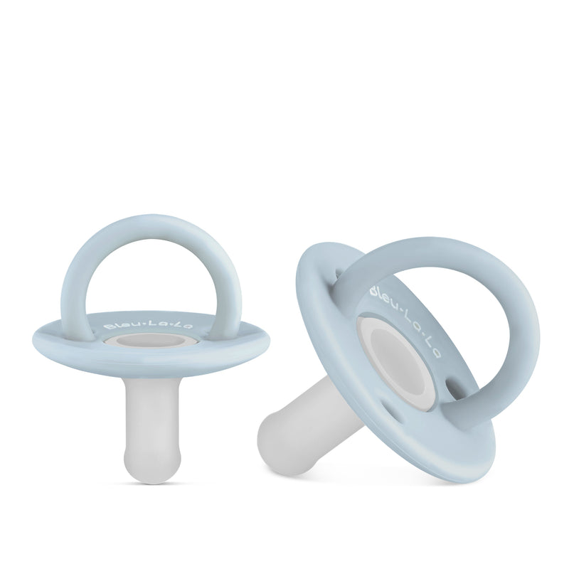 Lulababe 2-Tone Baby Pacifier – Soft & Safe Comfort by Bleu La La