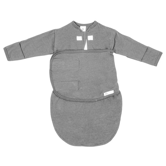 Slate Long Sleeve Starter Baby Swaddle embe