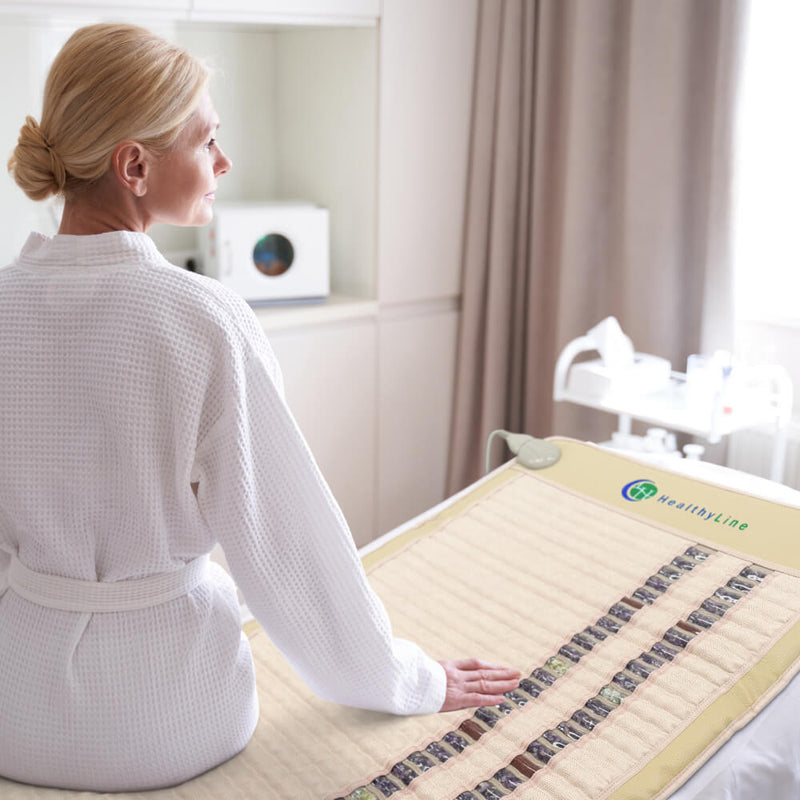 The SOFT Series Infrared Heating Mats with Tourmaline gemstones for versatile and lightweight use