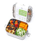 3 Compartment Lunch Box Steel - Stainless Steel Eco Lunch Box, Leak Proof, , 35 Oz or 1000 ml freeshipping - ecozoi
