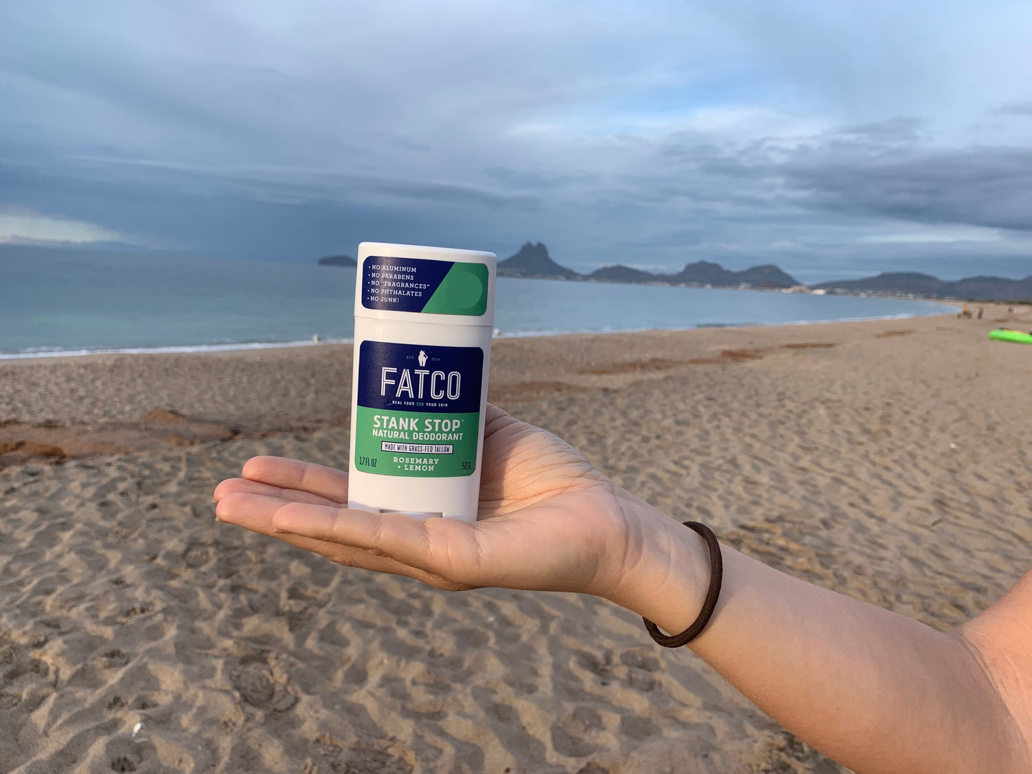 STANK STOP DEODORANT STICK, ROSEMARY+LEMON, 1.7 OZ-FATCO1-FATCO Skincare Products grass fed tallow paleo skincare natural deodorant aluminum free