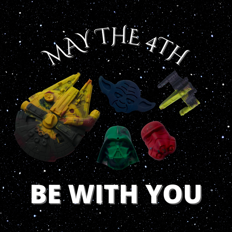 May the 4th Coloring Crayons – Limited Edition Star Space Theme