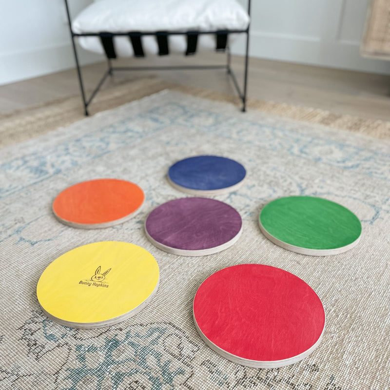 Wooden Stepping Stones for Kids by Bunny Hopkins – Safe, Active & Imaginative Play