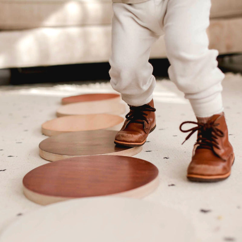 Wooden Stepping Stones for Kids by Bunny Hopkins – Safe, Active & Imaginative Play