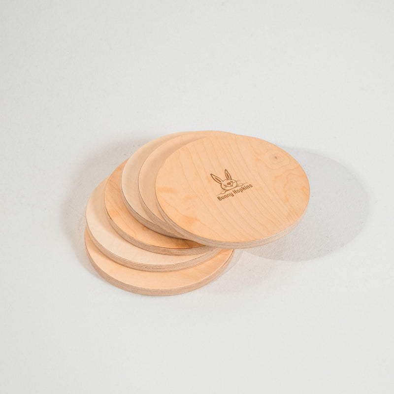 Wooden Stepping Stones for Kids by Bunny Hopkins – Safe, Active & Imaginative Play