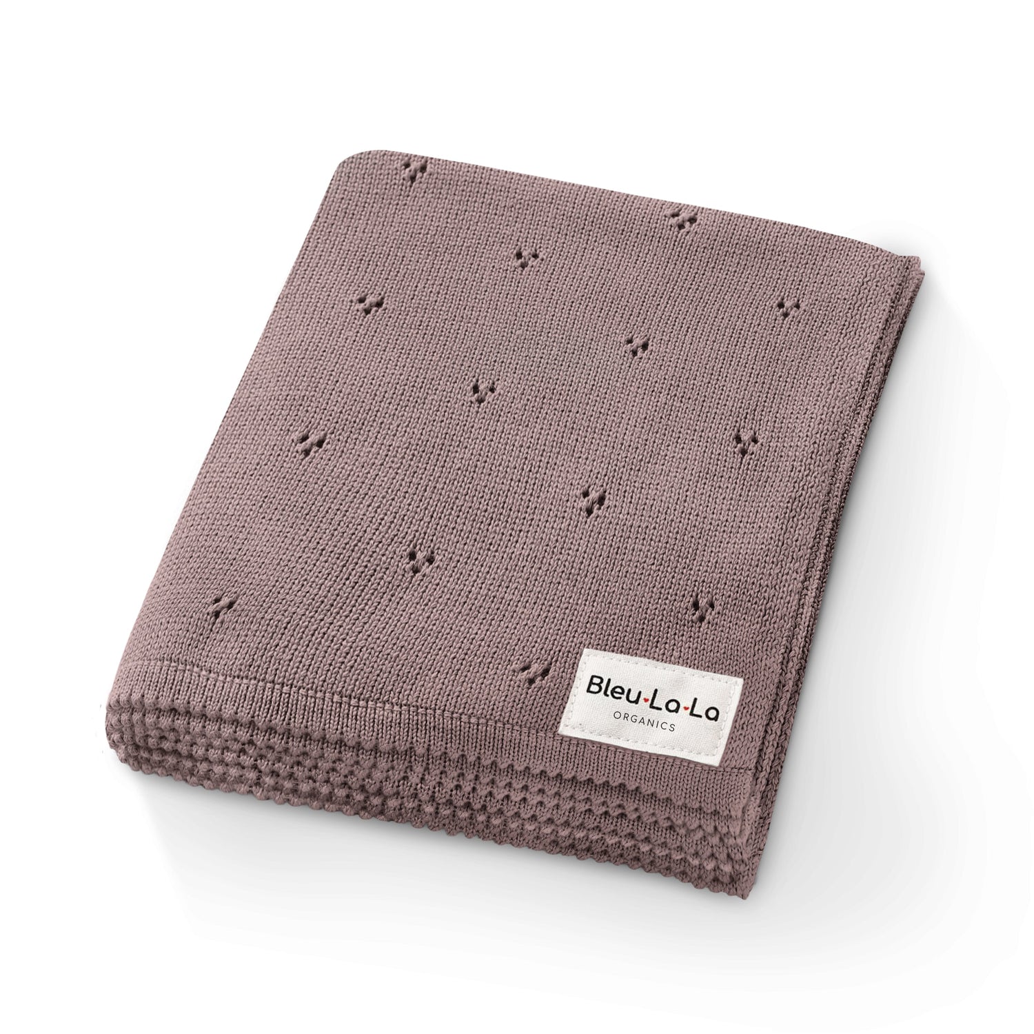 Organic Pointelle Knit Swaddle Blanket for Babies – by Bleu La La