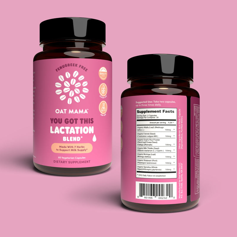 You Got This Lactation Blend – Milk Supply Support by Oat Mama