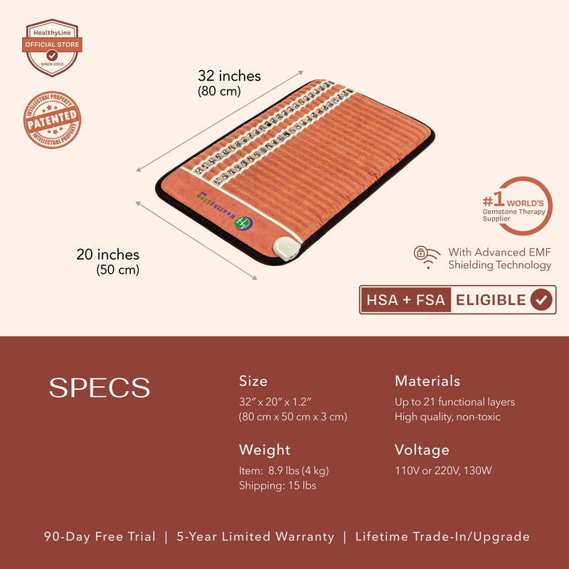 The TAO Series | PEMF Infrared Heating Mats providing therapeutic pain relief