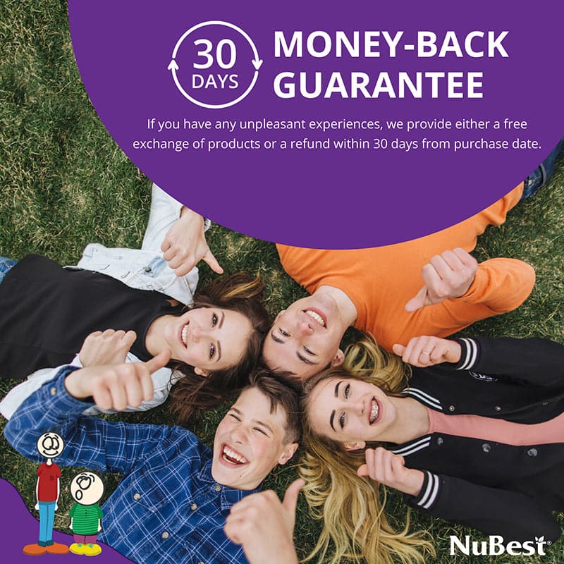 Teen Growth Support (Ages 10+) – Height, Bone & Wellness Supplement | 60 Capsules by NuBest Nutrition