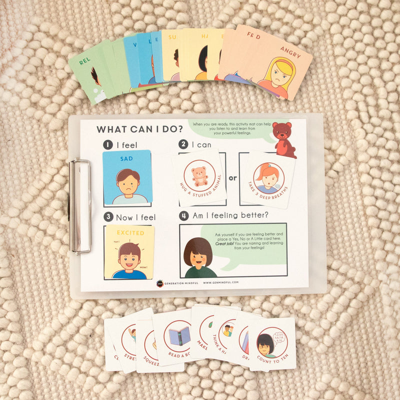 Time-In Activity Mat & Feelings Card Game – Generation Mindful