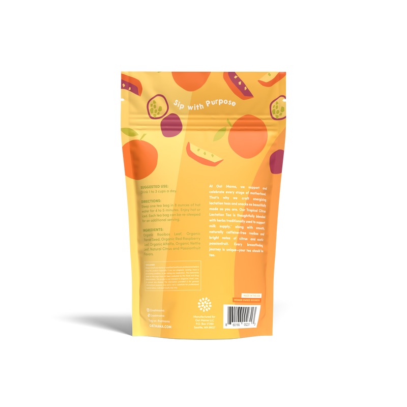 Lactation Tea Trio – Organic Breastfeeding Support by Oat Mama