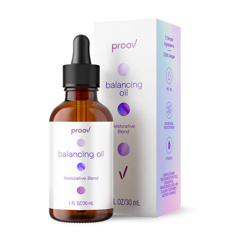 Proov Balancing Oil – Hormone Support with Progesterone & Vitamin E