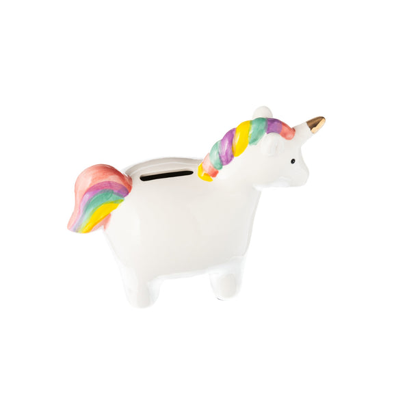 Unicorn Ceramic Money Bank by Creative Gifts