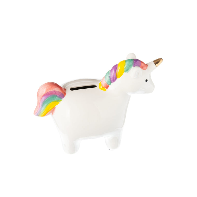 Unicorn Ceramic Money Bank by Creative Gifts
