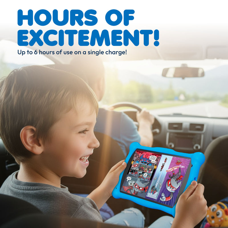 Contixo V10 Kids HD & Bluetooth 7" Tablet - 50 EBooks, Kickstand & Stylus Included