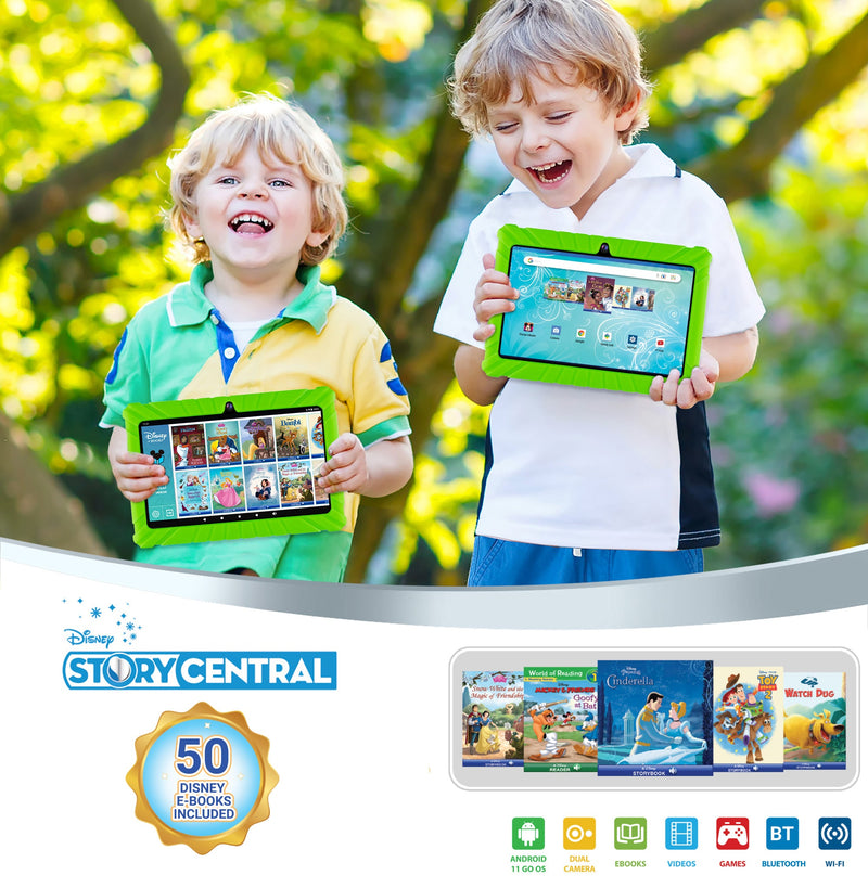 Contixo V8-2 7″ Kids Tablet Bundle with Headphones & Tablet Bag