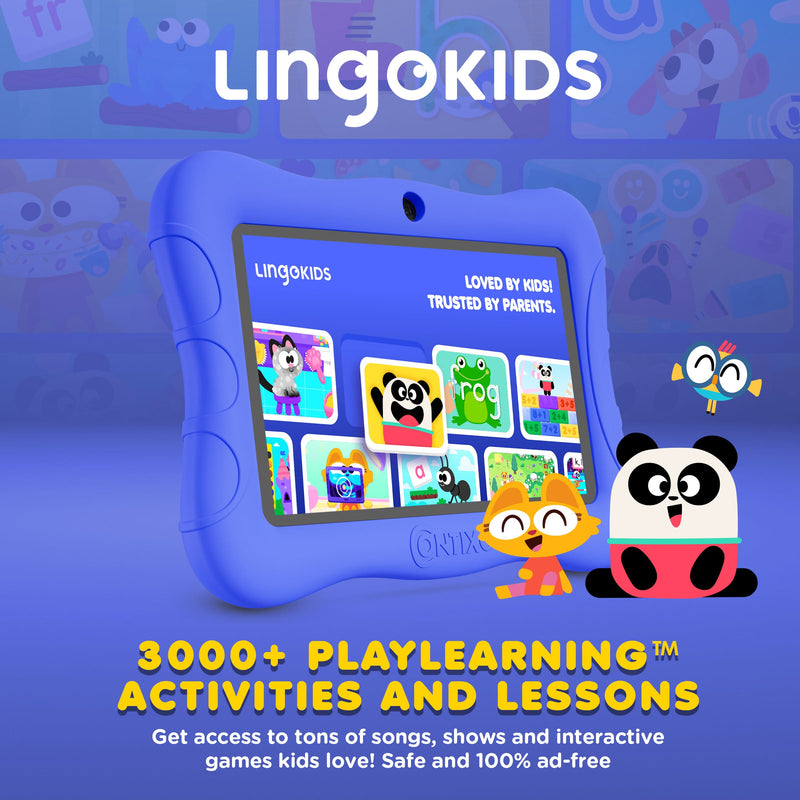 Contixo V9 Kids HD 7" Tablet - Epic & Lingo Kids, 15 Educational Apps & Kickstand Included