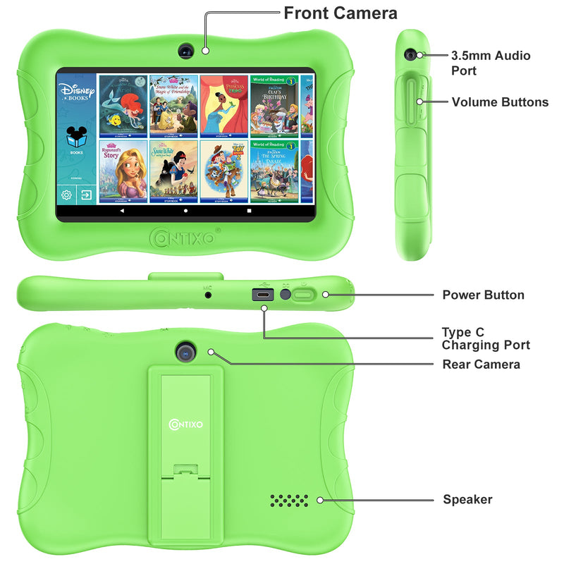 Contixo V9 Kids Tablet 7″ with Kickstand & Disney Stories