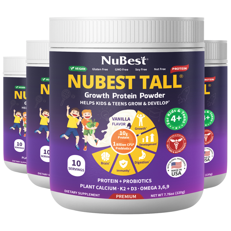 Vanilla Protein Shake for Growth & Development – Kids Ages 4+  by NuBest Nutrition