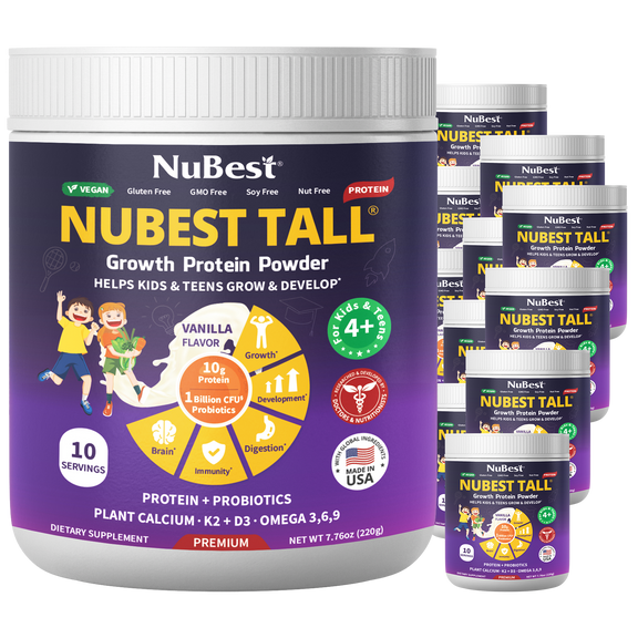 Vanilla Protein Shake for Growth & Development – Kids Ages 4+  by NuBest Nutrition