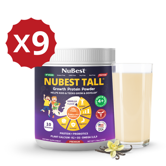 Vanilla Protein Shake for Growth & Development – Kids Ages 4+  by NuBest Nutrition