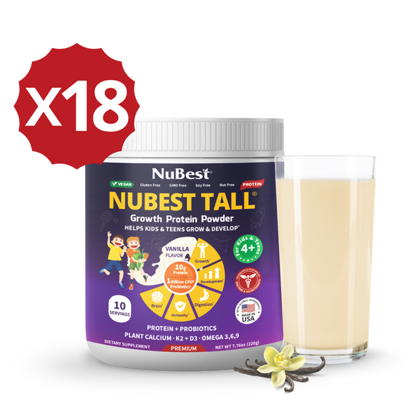 Vanilla Protein Shake for Growth & Development – Kids Ages 4+  by NuBest Nutrition