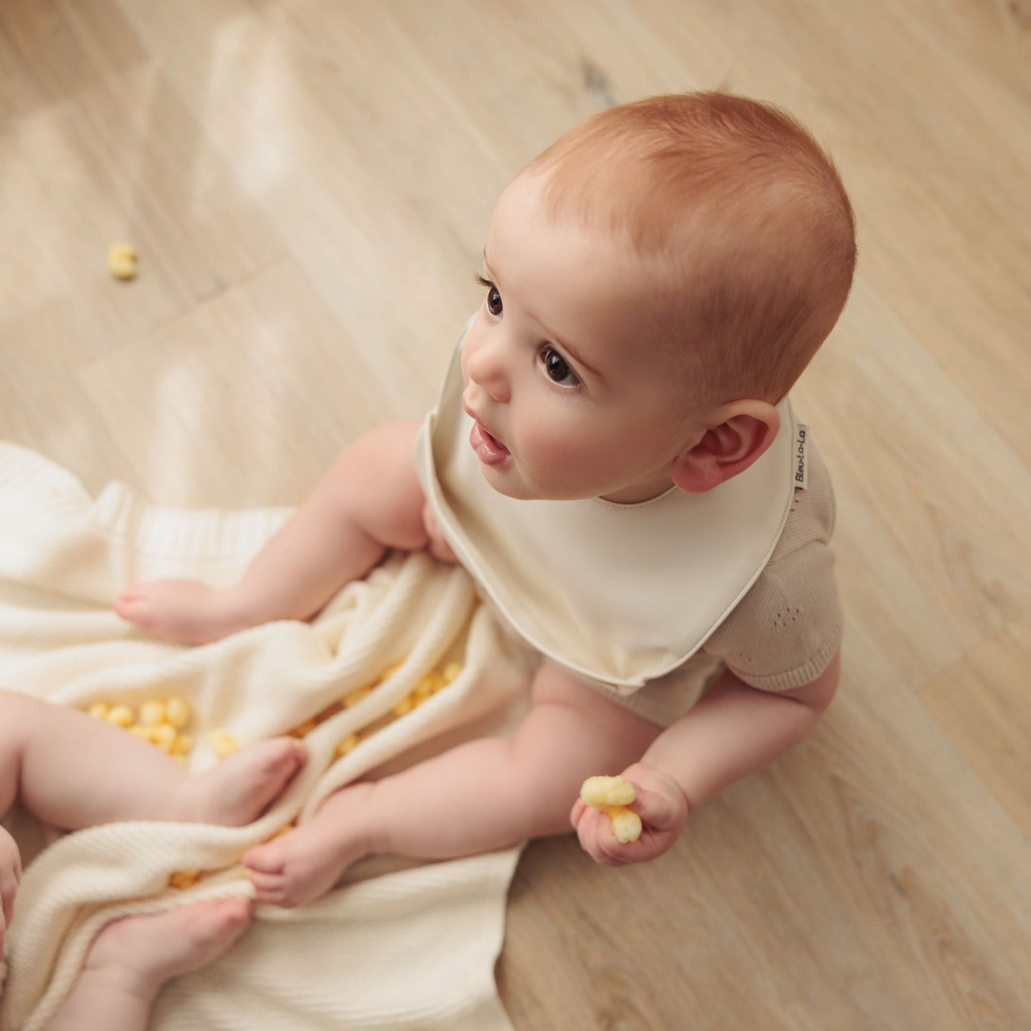 Vegan Leather Bib Set (0–12 Months) – Easy Clean, Ultra Soft by Bleu La La