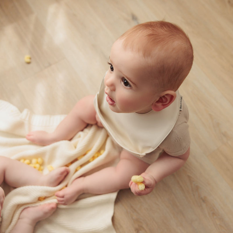 Vegan Leather Bib Set (0–12 Months) – Easy Clean, Ultra Soft by Bleu La La