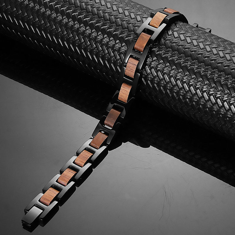 Healing Magnetic Bracelet with Hematite Magnets for Energy Boost