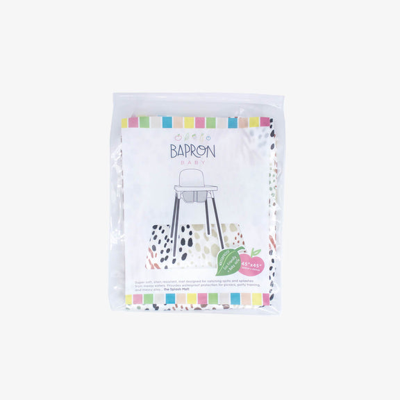 BapronBaby® Splash Mat in Wild / Large Waterproof Pad to Catch / BapronBaby® Splash Mat – Waterproof Mess Catcher by ezpzHighchair Mess