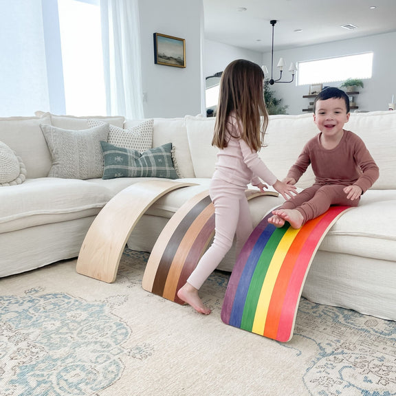 Eco-Friendly Wobble Balance Board – Active Play for Kids & Toddlers by Bunny Hopkins