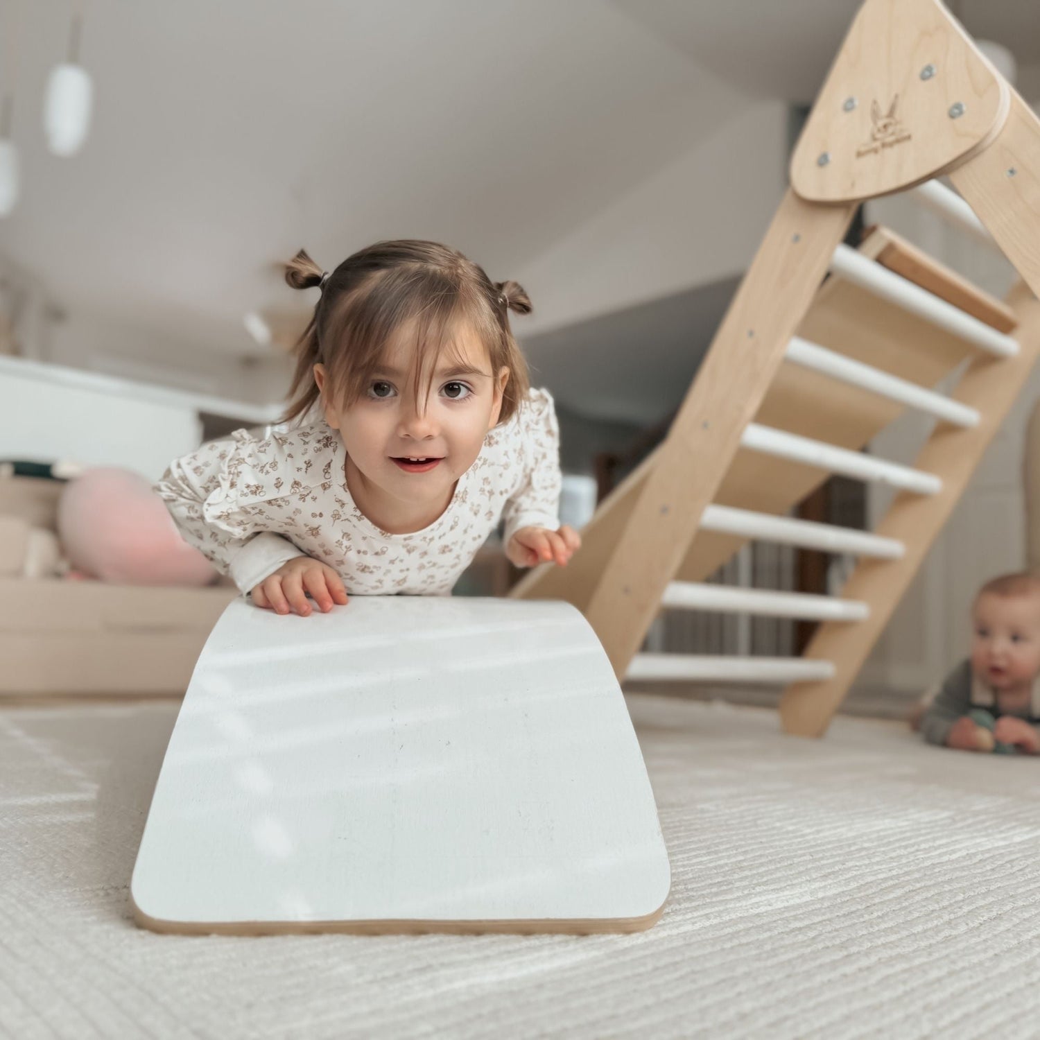 Eco-Friendly Wobble Balance Board – Active Play for Kids & Toddlers by Bunny Hopkins