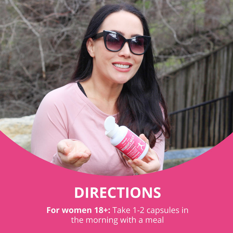 Women’s Multivitamin – Vitality, Energy & Daily Wellness | 60 Vegan Capsules by NuBest Nutrition