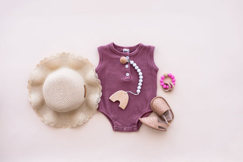 Woven Straw Baby Hat – Adjustable Sun Protection for Ages 0–3 by Babe Basics