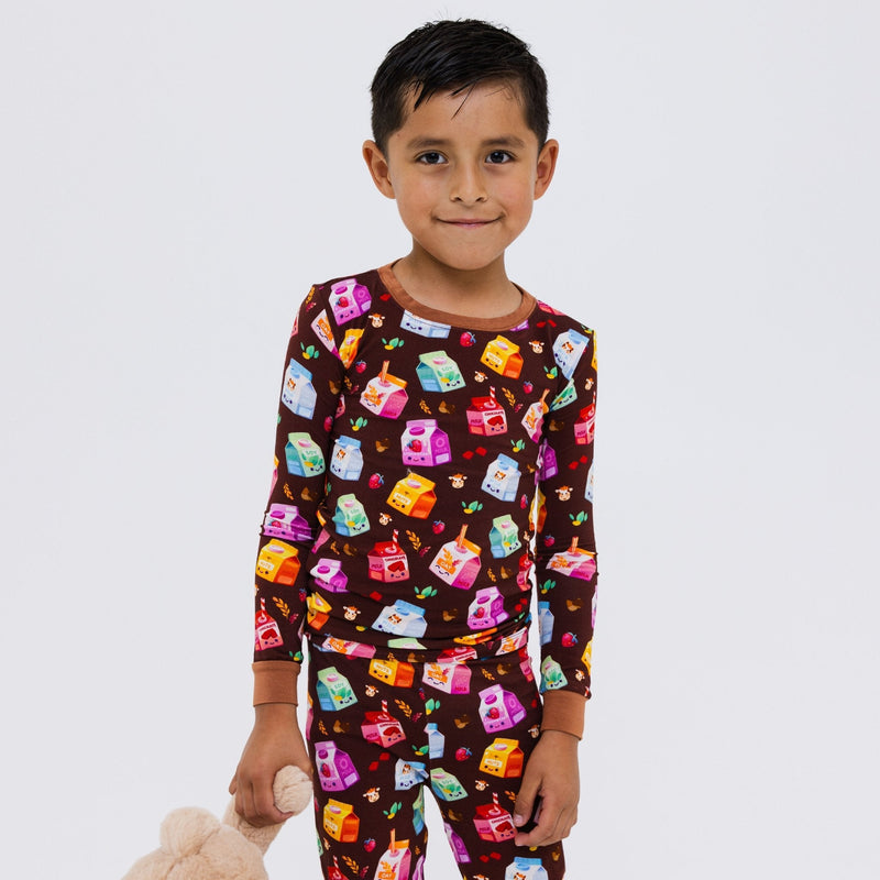 All the Milks! Long Sleeve Pajamas - Bam & Stitch