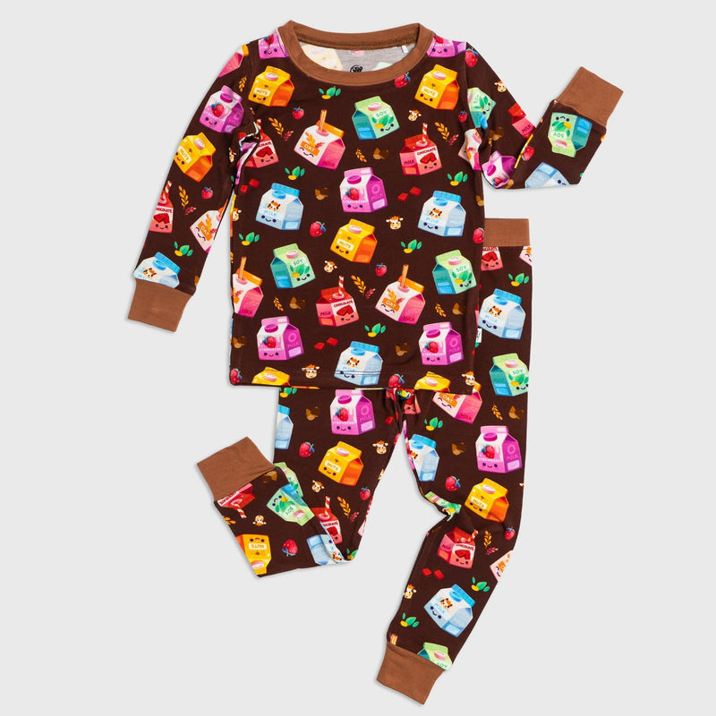 All the Milks! Long Sleeve Pajamas - Bam & Stitch
