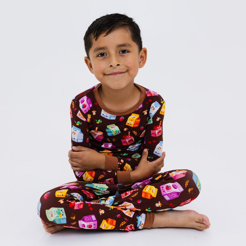 All the Milks! Long Sleeve Pajamas - Bam & Stitch