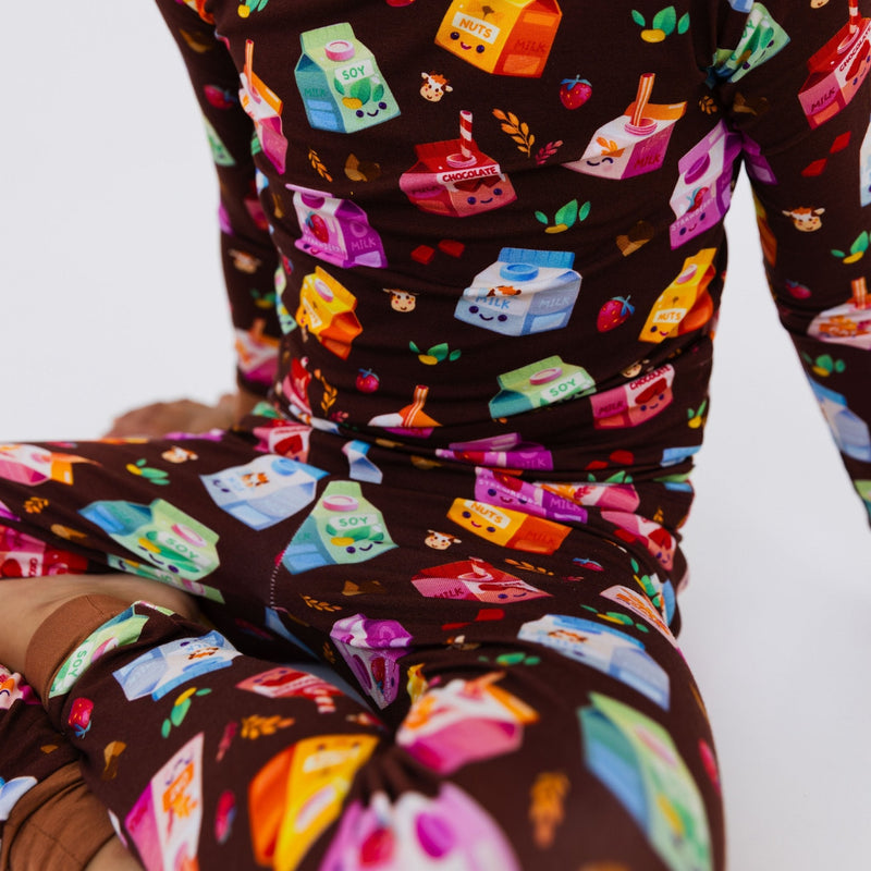 All the Milks! Long Sleeve Pajamas - Bam & Stitch