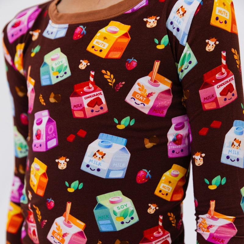 All the Milks! Long Sleeve Pajamas - Bam & Stitch