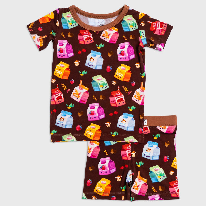 All the Milks! Short Sleeve Pajamas - Bam & Stitch