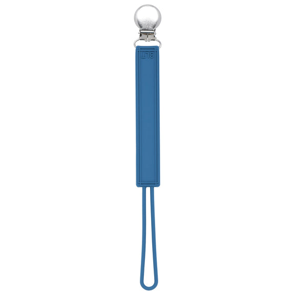 Durable 100% silicone pacifier clips with secure stainless steel clasp keep baby essentials off the ground and always accessible.