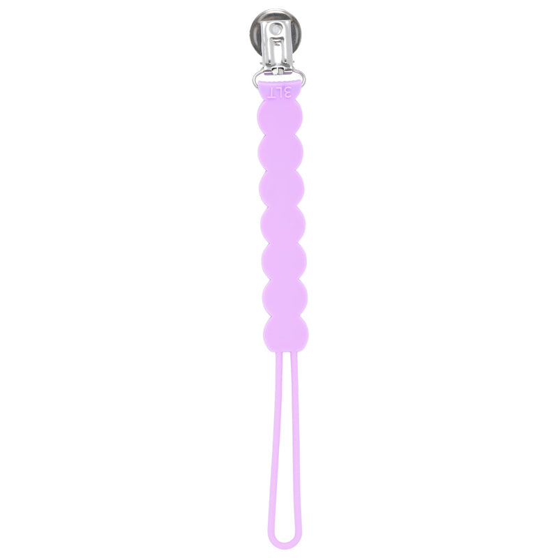 Waverly Lavender Silicone Pacifier Clip – BPA-Free & Baby-Safe by Three Little Tots